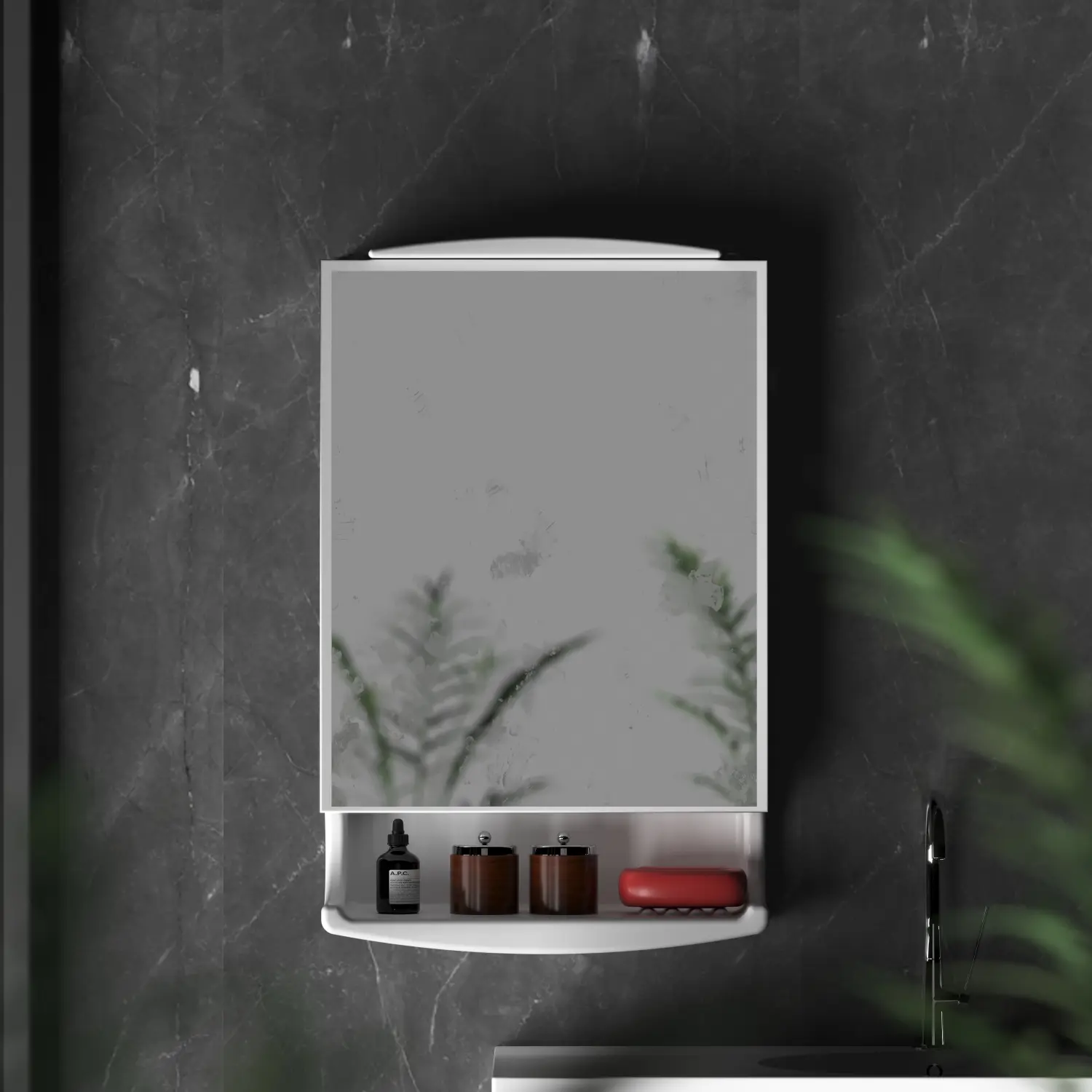 Side profile of the watch showing the crown guards and pushers for the chronograph functions