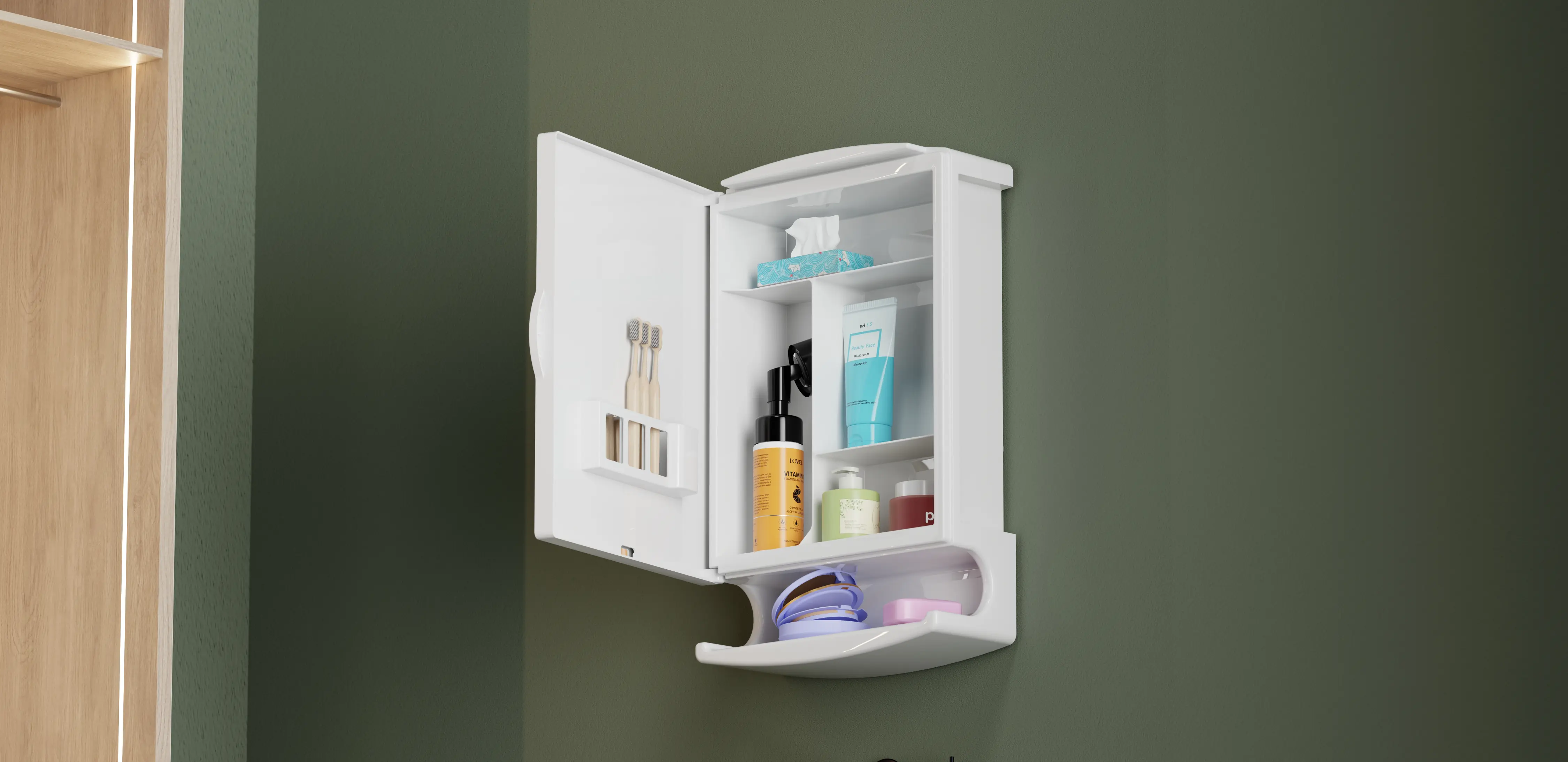 Watch being worn on a wrist in natural daylight showing the bracelet clasp