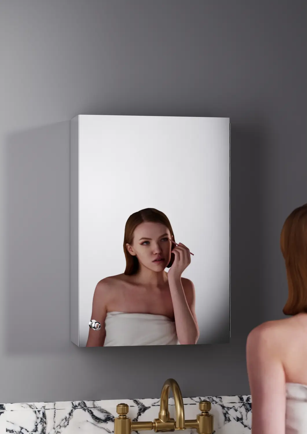 Watch being worn on a wrist in natural daylight showing the bracelet clasp